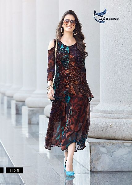 Royskart Rayon Fabric Printed Kurti, Size : XL, Large