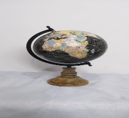 FAH 006 Iron Wood Based World Globe, Feature : Proper time scale division