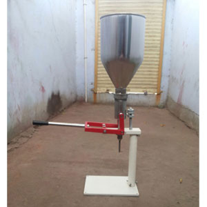 Manual Hand Operated Cream Filling Machine