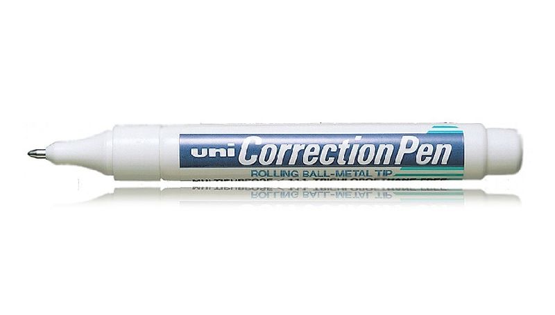 Plastic Correction Whitener Pen, Form : Sticky Paste Liquid