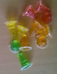 Soft cup jelly, Color : Multi-Colored