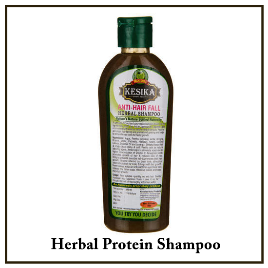 Kesika Herbal Protein Shampoo, for Bath Use, Packaging Type : Plastic Bottle