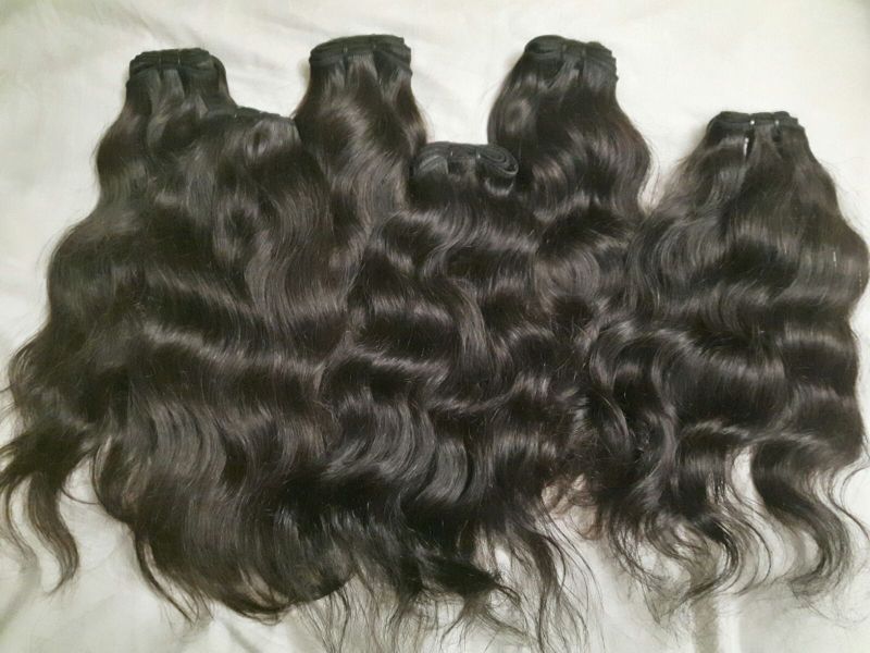 100% Natural Wavy Human Hair, for Parlour, Personal, Occasion : Formal Wear, Party Wear