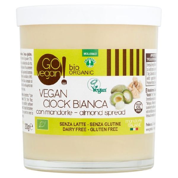 Go Vegan Organic White Chocolate Almond Spread 200g