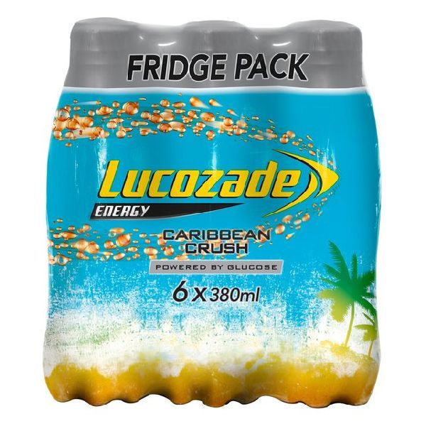 Lucozade Energy Caribbean Crush 6 X 380ml