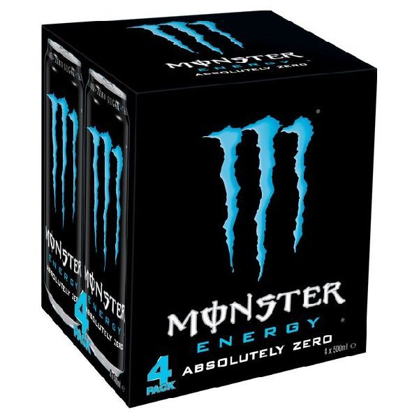 Monster Absolute Zero 4 X 500ml