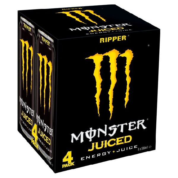 Monster Energy Drink Ripper 4 x 500ml Buy ripper 4 x 500ml monster ...