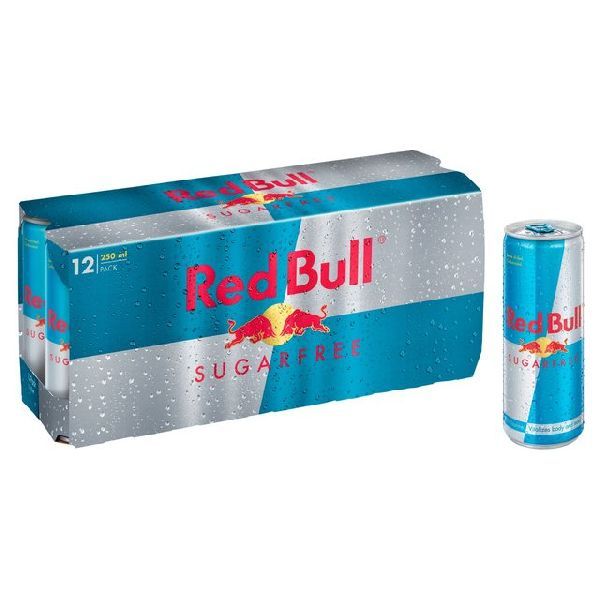 Red Bull Sugar Free Energy Drink 12 X 250ml