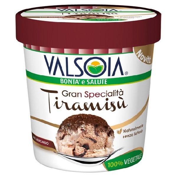 Valsoia Cashew Tiramisu Dairy Free Gelato 390ml