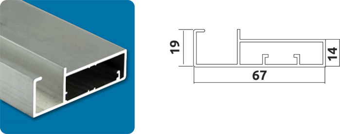 Alluminium Frame Handle Profiles