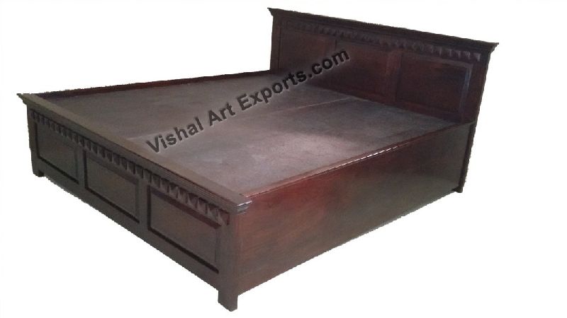 WOODEN DIAMOND DESIGN BED