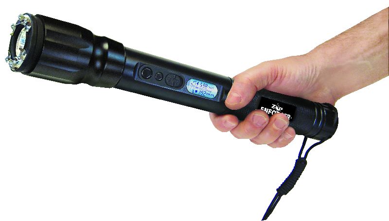 ZAP ENFORCER HIGH POWERED STUN GUN/FLASHLIGHT