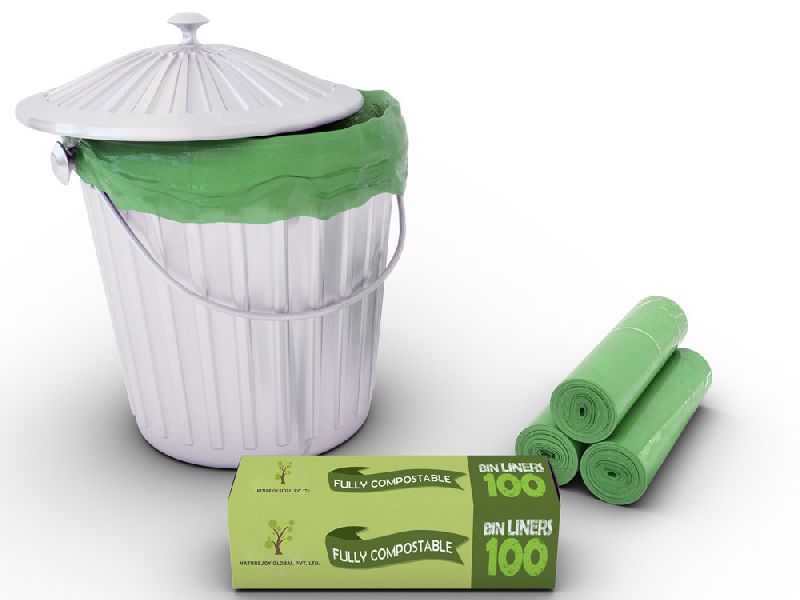 Plain Compostable Garbage Bags, Feature : Light Weight