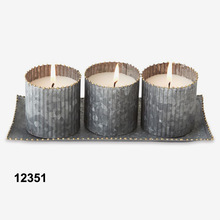 Metal Iron candle container, for Home Decoration