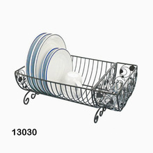 Iron Metal Dish Rack, Shape : Square