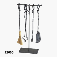 FORGED FIREPLACE TOOL SET