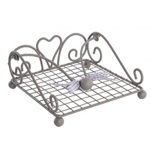 Iron Wire Metal Napkin Holder, Color : Grey