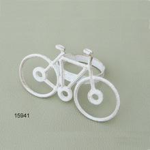 Iron Metal Napkin Ring, Color : Whitewash