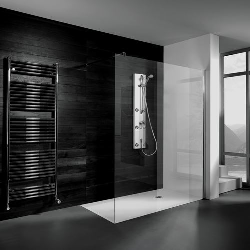 CUSTOMIZED GLASS SHOWER ENCLOSURE