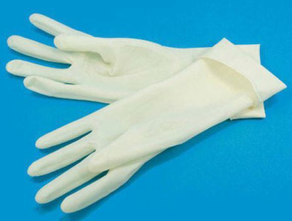 Nitrile Disposable Medical Hand Glove, for Surgical, Color : Creamy