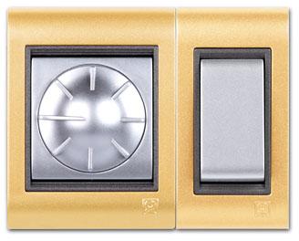 Digital Silver With Gold switch