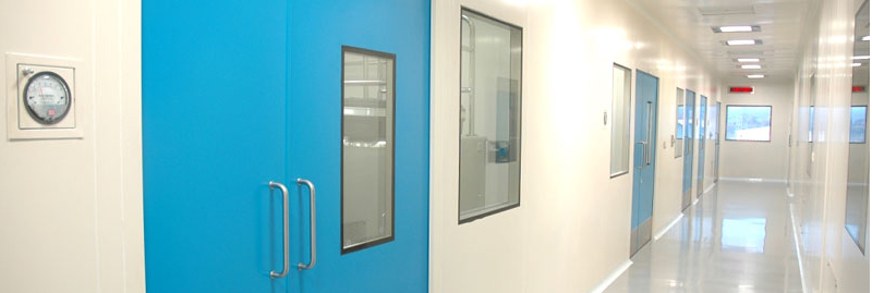 Clean room partitions