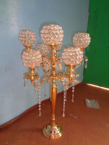Round Candleabra Candle stands, for Dance Party, Size (cm) : Customized Size