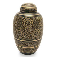 Metal Brass Cremation Urn, for Adult, Style : American Style