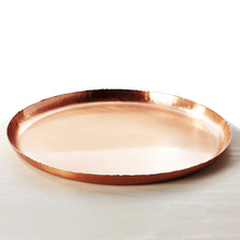 Metal Copper Round Thali, Style : Western
