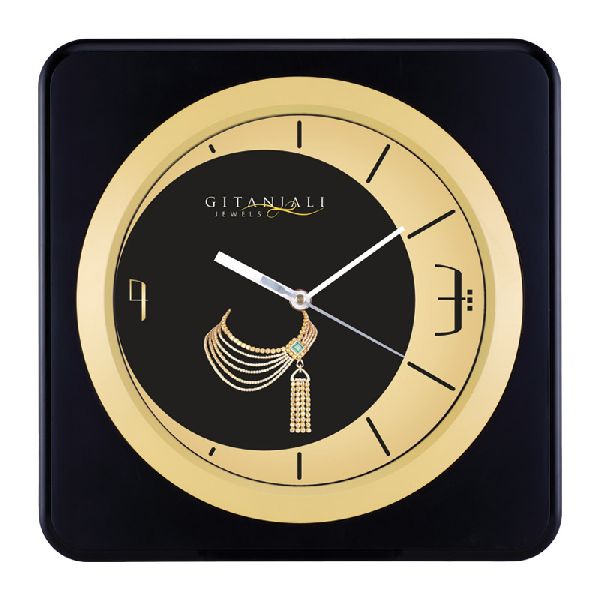 ABS Plastic Wall Clock, Shape : round, square, rectangle