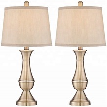 Brass Table Candlestick Lamp