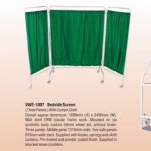 Metal Bedside Screen Panel, Color : Green