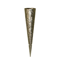 Metal Flower Decorative Cone