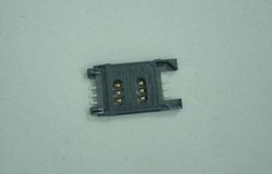 Six Pin Hinge Type SIM Card Connector