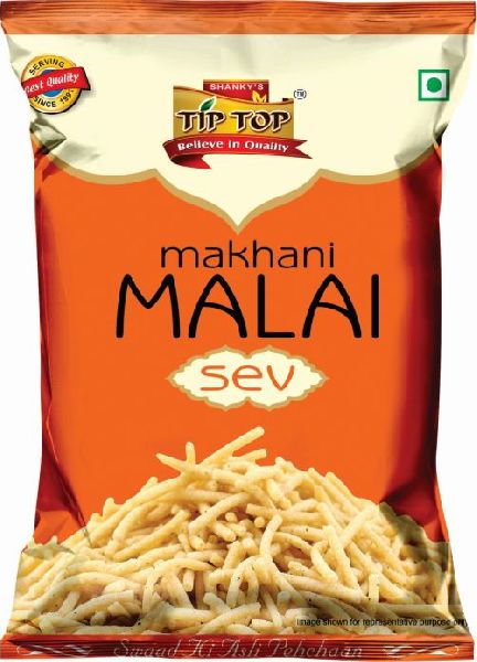 Makhani Malai Sev, for Snacks, Feature : Crispy, Easy To Digest, Free From Impurities, Good In Taste