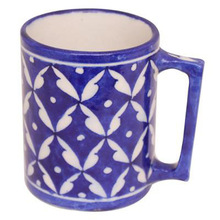 Ceramic Blue Pottery Coffee Mugs