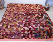 100% Cotton Patchwork Bedspread Room Decor, for Home, Hotel, Size : 90x108 inches Approx