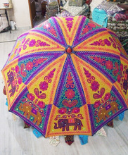 Cotton Vintage Garden Umbrella