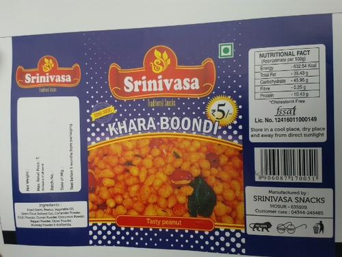 Srinivasa Khara Boondi Namkeens at best price in Hosur Tamil Nadu from ...