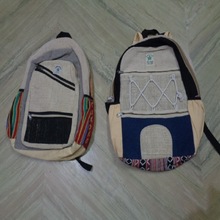 cotton hemp backpack bags
