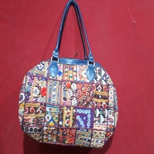 Tribal designs leather bags banjara art, Feature : Comfortable