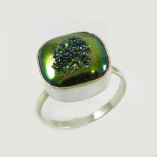 Shilpi impex Philippa Titanium Druzy Ring, Gender : Children's, Unisex, Women's