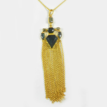 Pyrite doublet chain Necklace