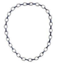 Blue sapphire gemstone necklace
