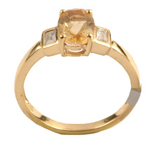 sterling silver jewelry citrine rings