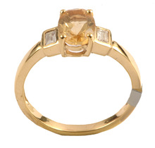 Sterling silver jewelry citrine rings, Occasion : Anniversary, Gift, Party