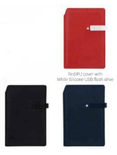 note book with flash drive