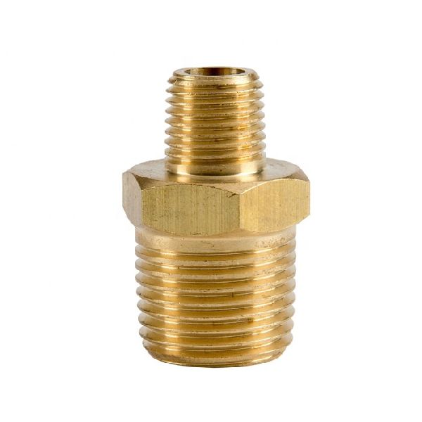 OEM Brass Double Nipple Fittings, Connection : Custom