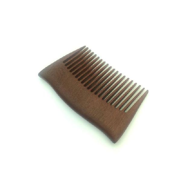Pocket Size Wooden Beard Comb