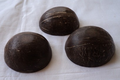 Coconut Shell Candle Holder, for Religious Activities
